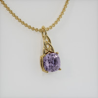 1.52 Ct. Gemstone Pendant, 18K Yellow Gold 2