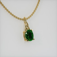 0.72 Ct. Gemstone Pendant, 18K Yellow Gold 2