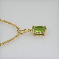 2.25 Ct. Gemstone Pendant, 18K Yellow Gold 3