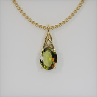 1.73 Ct. Gemstone Pendant, 18K Yellow Gold 1