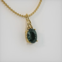 2.32 Ct. Gemstone Pendant, 18K Yellow Gold 2