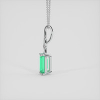 1.63 Ct. Emerald Pendant, Platinum 950 3