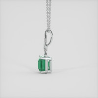1.33 Ct. Emerald Pendant, Platinum 950 3