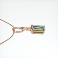 1.58 Ct. Gemstone Pendant, 14K Rose Gold 3