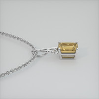1.77 Ct. Gemstone Pendant, 14K White Gold 3