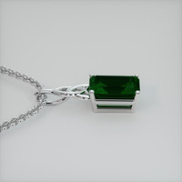 2.04 Ct. Gemstone Pendant, 14K White Gold 3