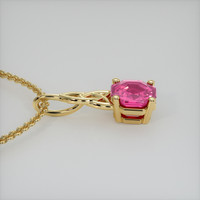 0.81 Ct. Gemstone Pendant, 14K Yellow Gold 3