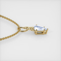1.69 Ct. Sapphire Pendant, 14K Yellow Gold 3