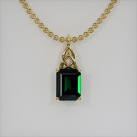 2.04 Ct. Gemstone Pendant, 18K Yellow Gold 1