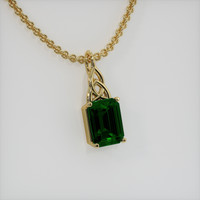 2.04 Ct. Gemstone Pendant, 18K Yellow Gold 2