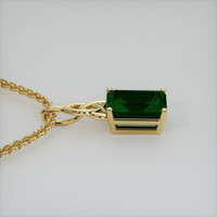 2.04 Ct. Gemstone Pendant, 18K Yellow Gold 3