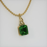 2.07 Ct. Gemstone Pendant, 18K Yellow Gold 2