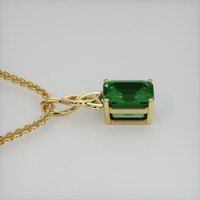 2.07 Ct. Gemstone Pendant, 18K Yellow Gold 3