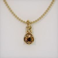 1.02 Ct. Gemstone Pendant, 14K Yellow Gold 1