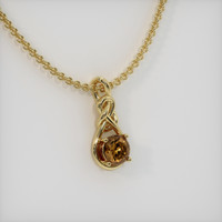 1.02 Ct. Gemstone Pendant, 18K Yellow Gold 2