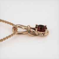 2.60 Ct. Gemstone Pendant, 14K Rose Gold 3