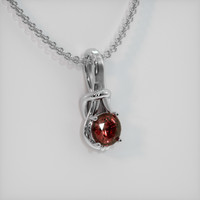 2.60 Ct. Gemstone Pendant, 14K White Gold 2