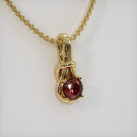 2.60 Ct. Gemstone Pendant, 14K Yellow Gold 2