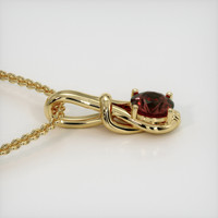 2.60 Ct. Gemstone Pendant, 14K Yellow Gold 3