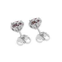 1.07 Ct.Tw. Ruby Earrings, Platinum 950 4