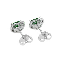 2.00 Ct.Tw. Gemstone Earrings, 18K White Gold 4