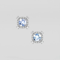<span>2.04</span> <span class="tooltip-light">Ct.Tw.<span class="tooltiptext">Total Carat Weight</span></span> Blue Sapphire Earrings, Platinum 950 1