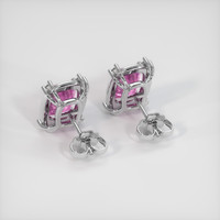 <span>2.94</span> <span class="tooltip-light">Ct.Tw.<span class="tooltiptext">Total Carat Weight</span></span> Pink Sapphire Earrings, Platinum 950 4