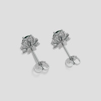 <span>1.18</span> <span class="tooltip-light">Ct.Tw.<span class="tooltiptext">Total Carat Weight</span></span> Alexandrite Earrings, 18K White Gold 4