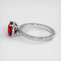 2.13 Ct. Ruby Ring, Platinum 950 4