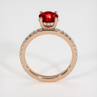 1.68 Ct. Ruby Ring, 14K Rose Gold 3