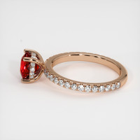 1.68 Ct. Ruby Ring, 14K Rose Gold 4