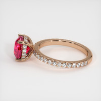 2.99 Ct. Ruby Ring, 14K Rose Gold 4