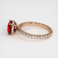 2.13 Ct. Ruby Ring, 14K Rose Gold 4