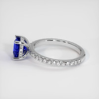 2.60 Ct. Sapphire Ring, 18K White Gold 4