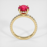2.99 Ct. Ruby Ring, 14K Yellow Gold 3