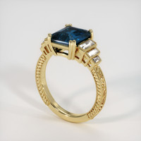 2.30 Ct. Emerald Ring, 18K Yellow Gold 3