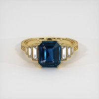2.30 Ct. Emerald Ring, 18K Yellow Gold 4