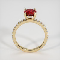 1.58 Ct. Ruby Ring, 18K Yellow Gold 3