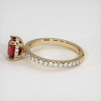 1.58 Ct. Ruby Ring, 18K Yellow Gold 4
