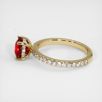 1.68 Ct. Ruby Ring, 18K Yellow Gold 4