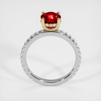 1.68 Ct. Ruby Ring, 14K Yellow & White 3