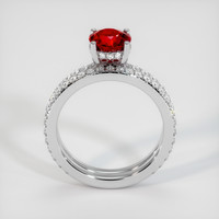 1.68 Ct. Ruby Ring, Platinum 950 3