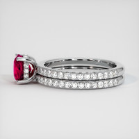 1.51 Ct. Ruby Ring, Platinum 950 4