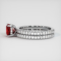 1.54 Ct. Ruby Ring, Platinum 950 4