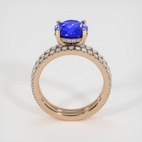 2.65 Ct. Sapphire Ring, 14K Rose Gold 3