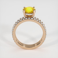 2.09 Ct. Sapphire Ring, 14K Rose Gold 3