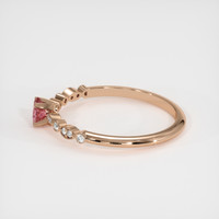 0.66 Ct. Ruby Ring, 14K White Gold 1