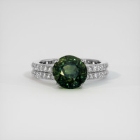 3.49 Ct. Color Change Sapphire Ring, 14K White Gold 1