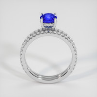 1.31 Ct. Sapphire Ring, 18K White Gold 3