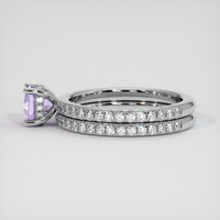 1.26 Ct. Purple Sapphire Ring, 18K White Gold 4